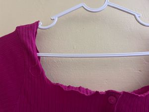 Cute Pink Crop Top