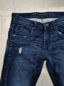 Distressed Faded Blue Jean | Used | Waist 30