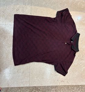 Max Burgundy  Polo T-Shirt