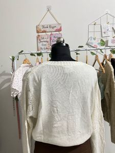Crochet Knit Cardigan