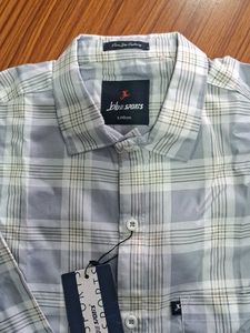 Blue Sports Checkered Shirt
