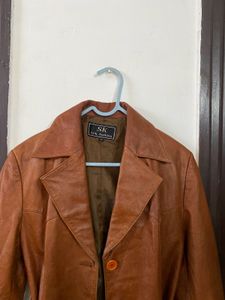 genuine Leather Trench Coat bust 34-36