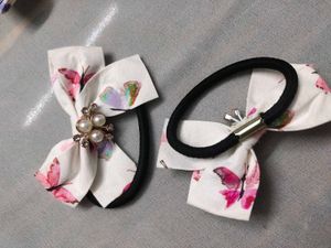 Butterfly Hair Bows (Set of 4)