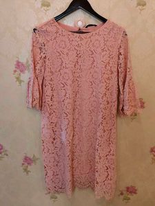 Pink Lace Dress