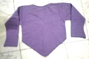 Lavender Cropped Sweater 💜🌸