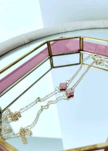 Pink Clover Neck-piece