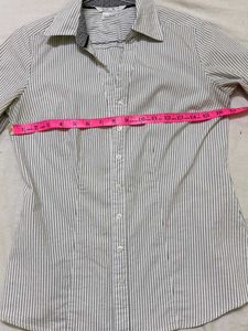 Striped Button-Down Shirt