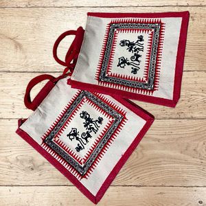 Offer 🔥 NEW Tribal Jute Tote Bags