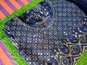 sharara mirror work suit