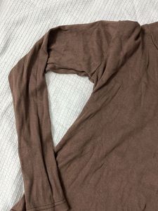 Brown Full Sleeve Top