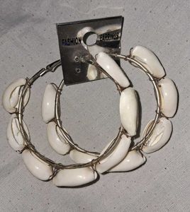 Shell Hoop Earrings