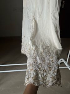RANGRITI Cropped Lace Cutout Trouser