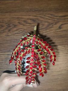 Custom Handmade Red Headpiece