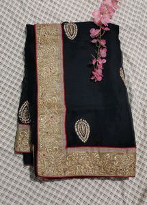 Designer Net Saree