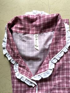Pink Plaid Pajama Set