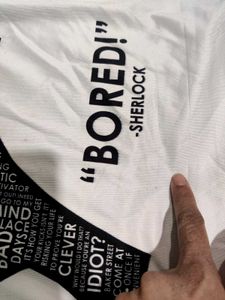 Sherlock print tshirt