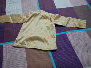 New Tailor Stitched Ethnic Golden Top