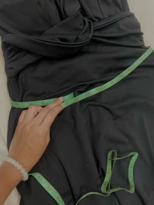 One-Shoulder Black Cocktail Dress