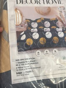 Decor Home Double Bedsheet