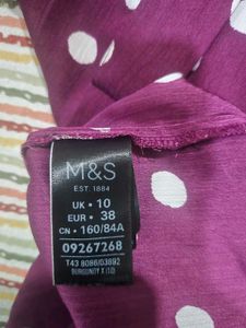 M &amp; S Shirt Style Top