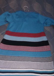 Blue Striped Tunic Dress