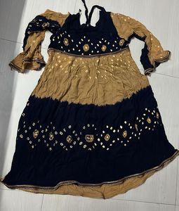 Vintage Bandhani Dress