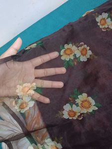 Organza Floral Kurti