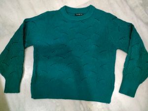 Zudip Teal Knit Sweater