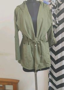 Green Hooded Jacket