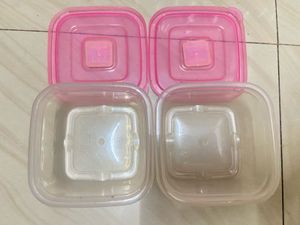 REVA Pink Food Containers - Set of 2