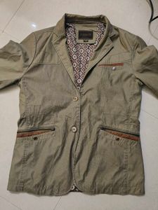 Stylish Korean Khaki Blazer