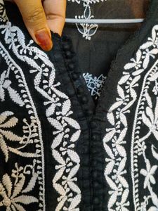lucknowi heavy embroidery kurta