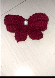Chorchet Red Bow Clip 🎀✨