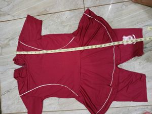 Red Swimsuit swimdress swiming kit Lycra
