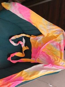 Tie-Dye Long Sleeve Top