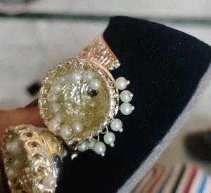 Golden Jhumka Earrings