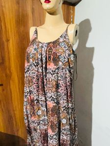 Boho Print Maxi Dress