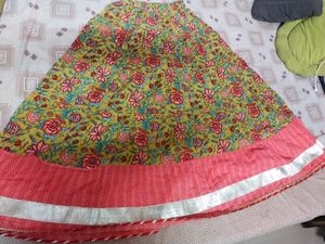 Long Kurta Skirt Duptta Set