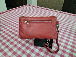 Red Leather Wallet For Ladies