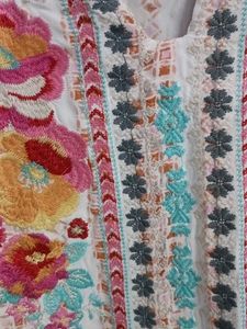 Embroidered Tunic Top