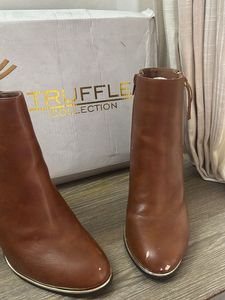 Truffle Collection Brown Ankle Boots