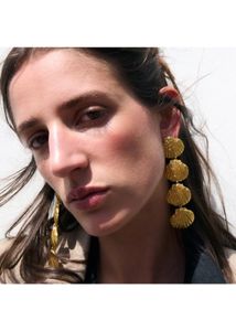 Brand New Zara Shell Dangler Earring From NYC