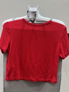 Red Crop Top