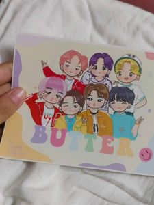 BTS “Butter” Chibi Art Postcard