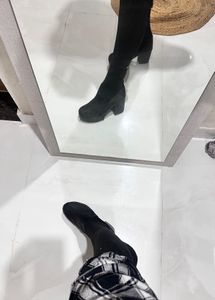 completely New Black long Boots