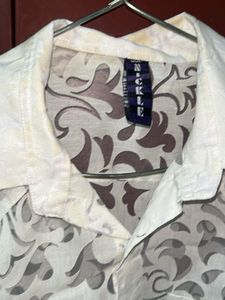 Sheer Patterned Shirt