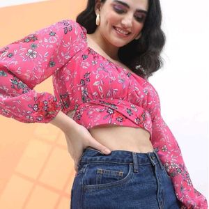 Blouson Crop Top
