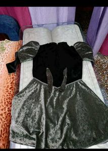 beautiful velvet frock