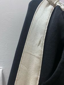 Black &amp; Beige Track Pants