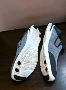 Power Women grey mesh walking sports slip-on shoes